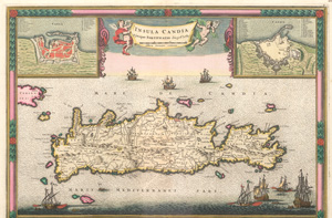 Lot 158, Auction  127, Kreta, Konvolut von 10 teils kolorierten Kupferkarten