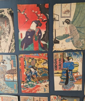 Los 602 - Bijin-ga - Sammlung von 36 Ukiyo-e Farbholzschnitten verschiedener Künstler. Tokio 1831-1866 - 9 - thumb