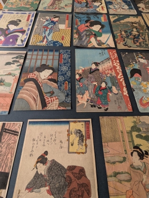 Los 602 - Bijin-ga - Sammlung von 36 Ukiyo-e Farbholzschnitten verschiedener Künstler. Tokio 1831-1866 - 15 - thumb