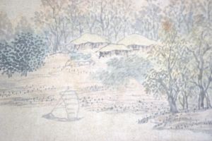 Los 659 - Weiqi-Spieler - Chinesisches Tuschemalerei in Aquarellfarben auf Papier - 5 - thumb