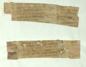 Los 1003 - Eis, Gehard - Album mit 29 Fragmenten von meist deutschen und lateinischen Handschriften des 13., 14. und 15. Jahrhunderts - 2 - thumb