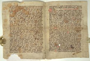 Los 1003 - Eis, Gehard - Album mit 29 Fragmenten von meist deutschen und lateinischen Handschriften des 13., 14. und 15. Jahrhunderts - 4 - thumb