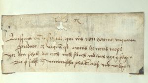 Los 1003 - Eis, Gehard - Album mit 29 Fragmenten von meist deutschen und lateinischen Handschriften des 13., 14. und 15. Jahrhunderts - 6 - thumb