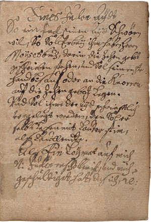 Lot 1034, Auction  127, Hostauer Judeneid, Deutsche Handschrift auf Papier. 7 S. auf 4 Bl. 14-18 Zeilen