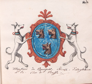 Lot 1039, Auction  127, Liebenberg, "Sammlung fürstlicher und adeliger Wappen". Deutsche Handschrift auf Papier. Um 1728