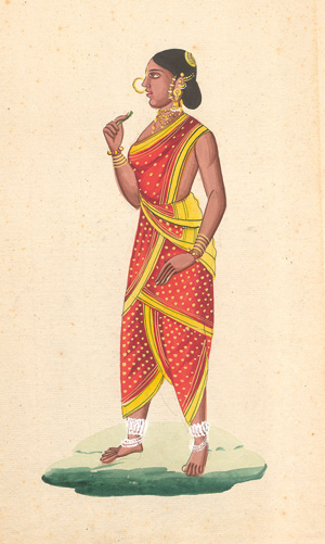 Lot 1062, Auction  127, Indische Berufe, 7 farbige Originalzeichnungen