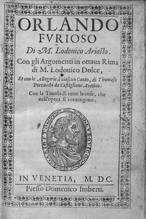 Lot 1074, Auction  127, Ariosto, Lodovico, Orlando Furioso