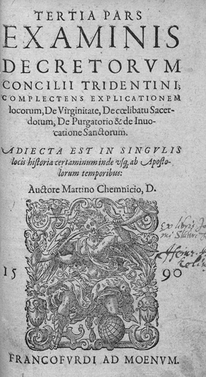 Lot 1099, Auction  127, Chemnitz, Martin, Examinis decretorum concilii Tridentini