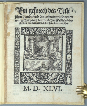 Los 1122 - Ein gesprech - des Teutschen Lands und der Hoffnung - 2 - thumb