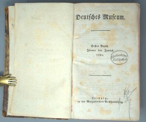 Los 2023 - Deutsches Museum - Hrsg. von H. C. Boie u. a., 12 (von 13) Jgge - 3 - thumb