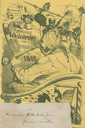 Lot 2063, Auction  127, Humoristische Volkskalender, Sammelband mit 6 Kalendern
