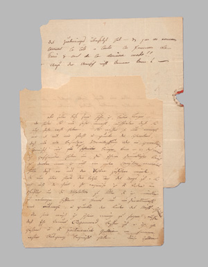 Los 2548 - Voss, Luise Gräfin von - Brief an den Dichter Friedrich de la Motte Fouqué. 1816 - 0 - thumb