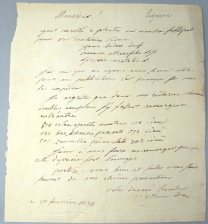 Los 2558 - Botaniker - Konvolut von 22  Briefen und 5 Briefkarten.Ca 1832-1905 - 1 - thumb