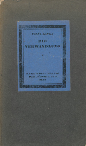Los 3173 - Kafka, Franz - Die Verwandlung. Leipzig, K. Wolff, 1917. - Zweite Ausgabe - 0 - thumb