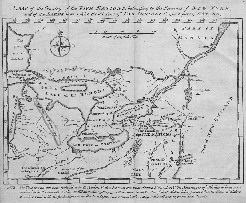 Lot 68, Auction 127, Colden, Cadwallader, The history of the five Indian Nations of Canada