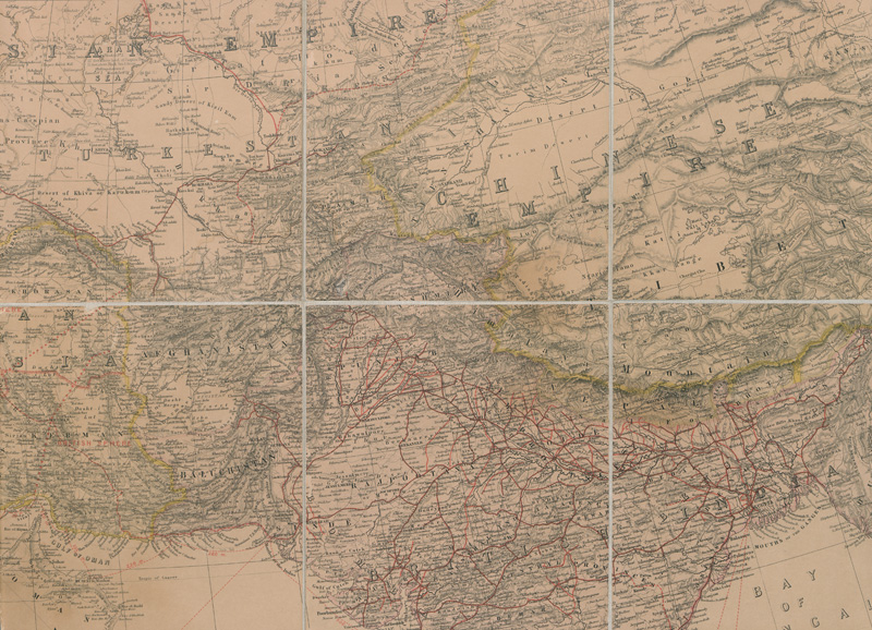 Lot 109, Auction  127, Stanford, Edward, A Map of the Countries between Constantinople and Calcutta including Turkey in Asia