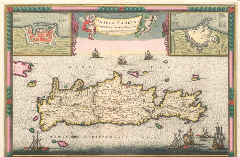 Lot 158, Auction  127, Kreta, Konvolut von 10 teils kolorierten Kupferkarten