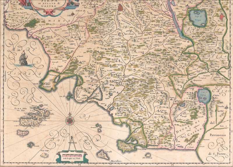 Lot 190, Auction  127, Siena, Territorio di Siena, con il Ducato di Castro