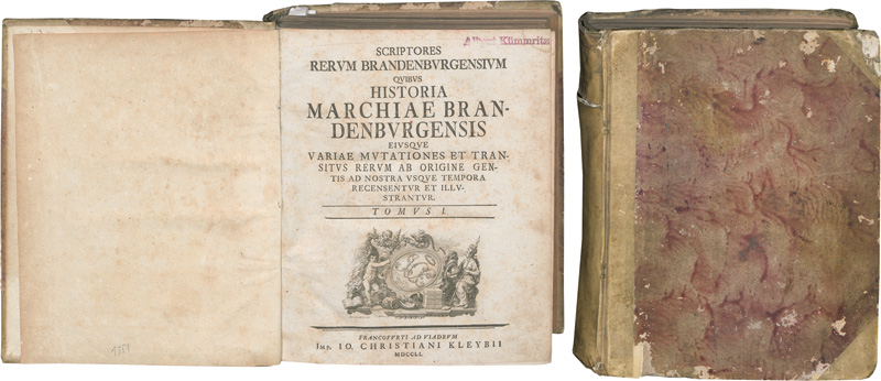 Lot 264, Auction  127, Scriptores rerum Brandenburgensium, quibus historia Marchiae Brandenburgensis