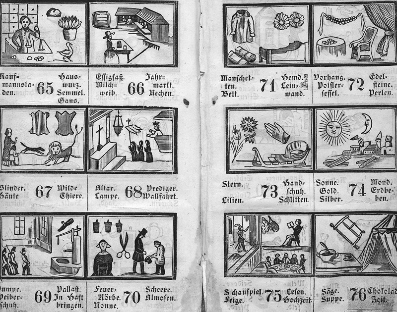 Lot 475, Auction  127, Neuestes Traum-Buch, oder Anweisung Träume auszulegen. Zur Unterhaltung und Belustigung in Mußestunden