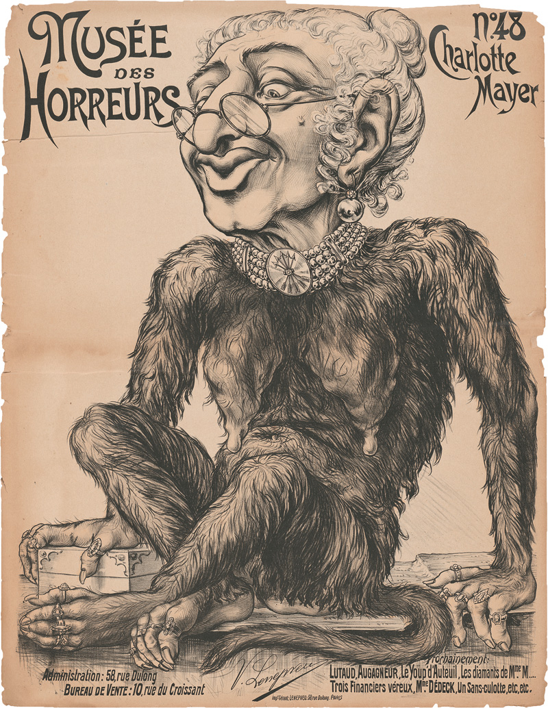 Lot 482, Auction  127, Musée des Horreurs, 48 Plakate nach Victor Lenepveu