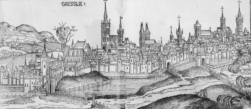 Lot 1022, Auction  127, Schedel, Hartmann, Vedute der Stadt Breslau  aus dem "Liber chronicarum"
