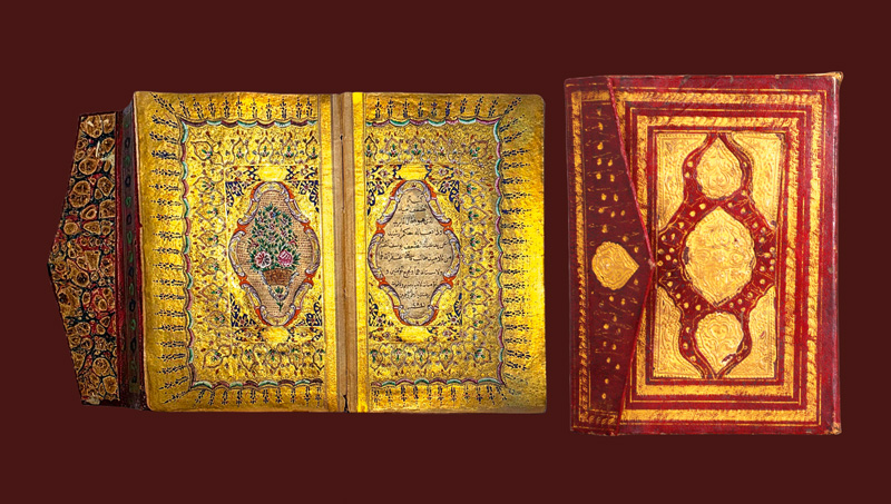 Lot 1065, Auction 127, Qur’an Mushaf al-Dhahab, Reich vergoldeter osmanischer Taschenkoran