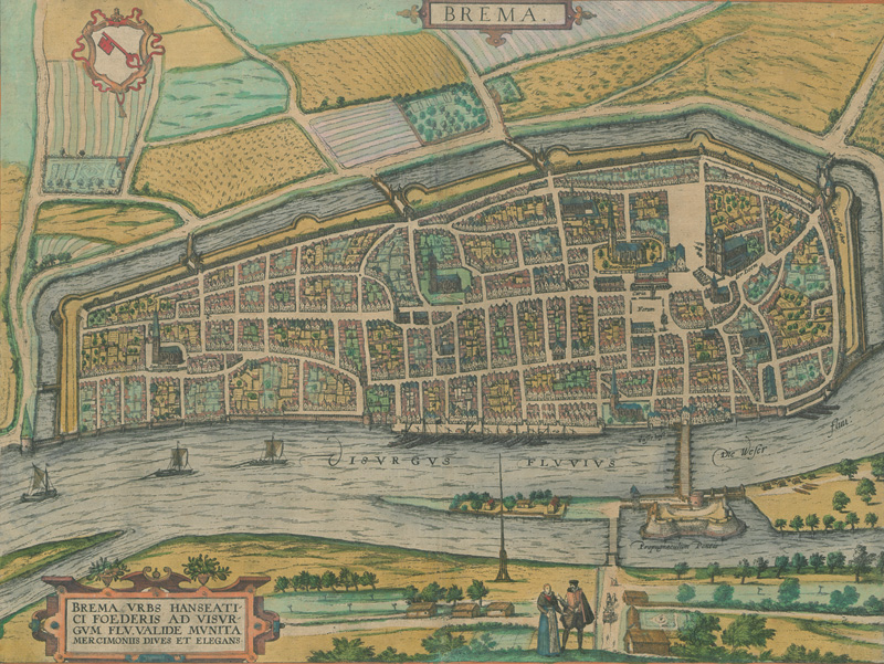 Lot 1093, Auction  127, Braun, Georg und Franz Hogenberg, Brema und Civitas Francofordiana ad mo