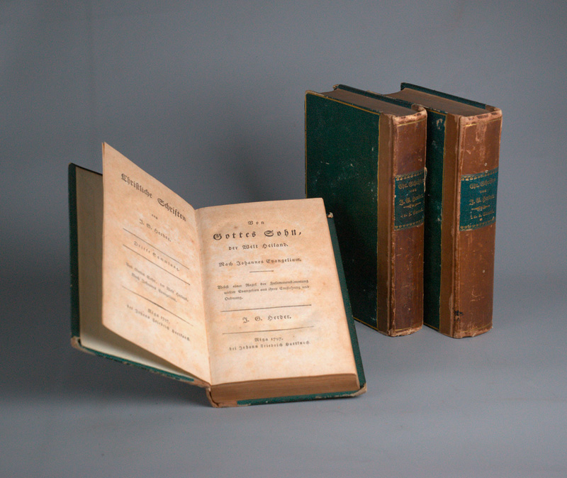 Lot 1249, Auction  127, Herder, Johann Gottfried, Christliche Schriften. Teil 1-5