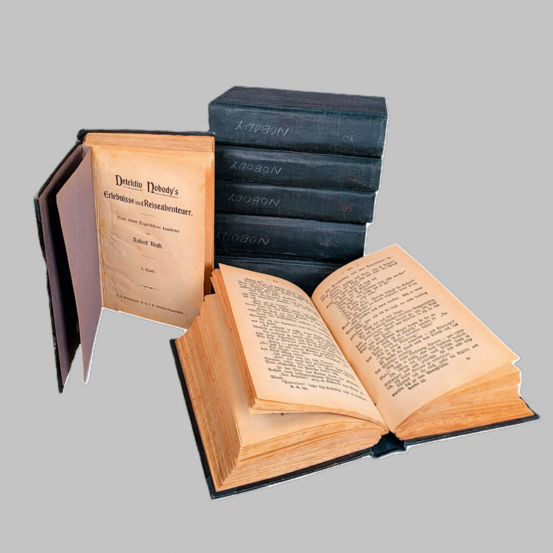 Lot 2088, Auction  127, Kraft, Robert, Detektiv Nobody's Erlebnisse und Reiseabenteuer