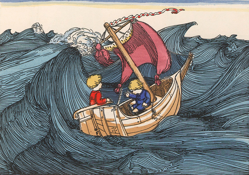 Lot 2212, Auction 127, Reiser, Hans und Goldschmitt, Bruno, Holdeguck und Dieterwackl oder Die Reise ins Wunderland. Eine lustige Erzählung wie sie Kinder gerne lesen.