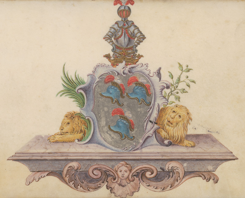 Lot 2534, Auction 127, Stammbuch, des Studenten v. Karstedt in Halle. 1767-1804