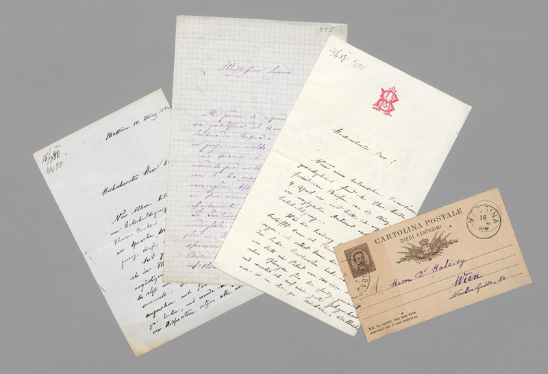 Lot 2557, Auction 127, Borzì, Antonino, 3 Briefe und eine Karte an Eugen von Halácsy. 1876-1880