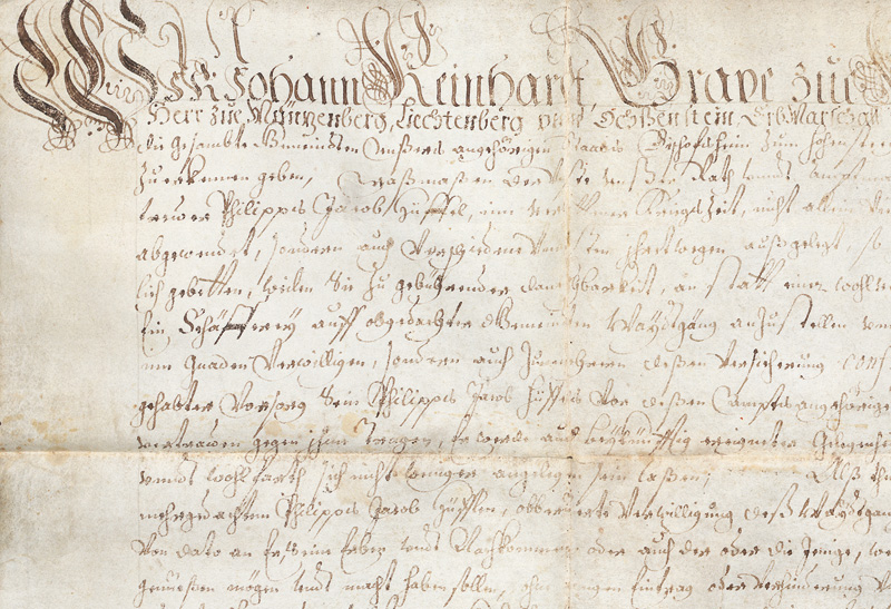 Lot 2587, Auction  127, Elsass, Konvolut von 4 Elsässer Urkunden, teils auf Pergament