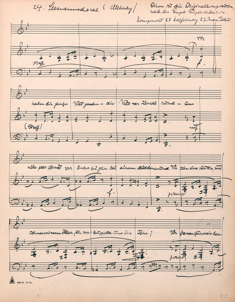 Lot 2624, Auction 127, Clauberg, Claus, Sammlung von Musikmanuskripten + Beilagen. 1955-1984