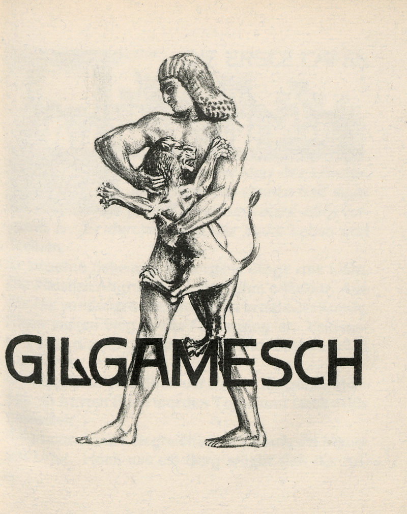 Lot 3114, Auction  127, Gilgamesch, Eine Erzählung aus dem alten Orient
