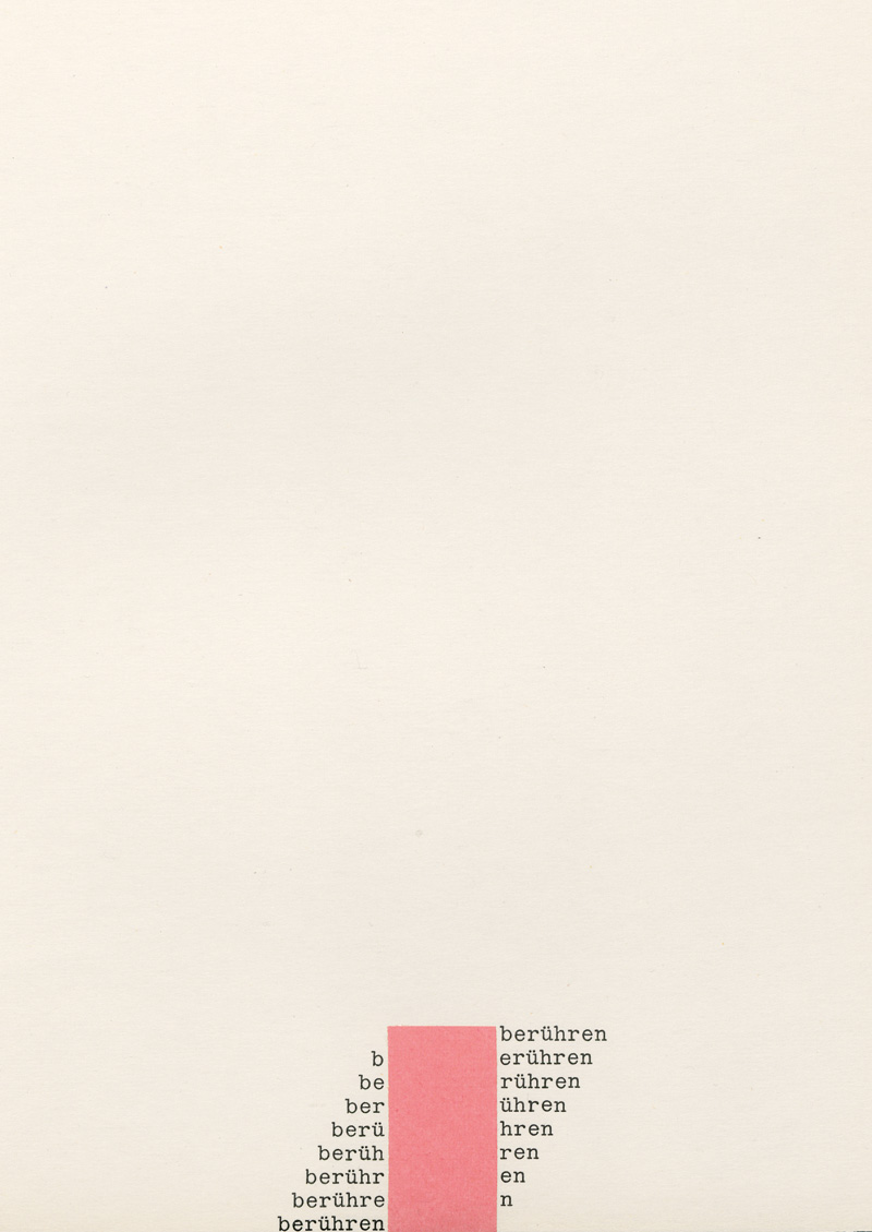 Lot 3297, Auction 127, Rühm, Gerhard, Farbengedicht