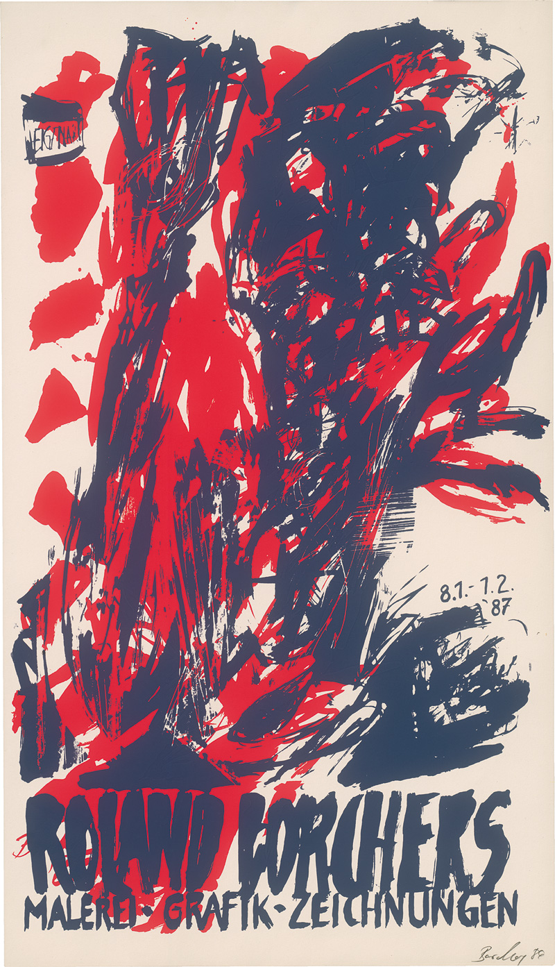 Lot 3384, Auction 127, Eigen + Art, Konvolut von 18 (10 signierten) Ausstellungsplakaten in Siebdruck bzw. Farblithographie